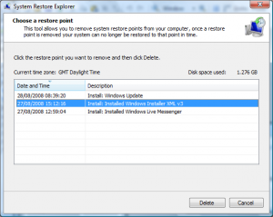 System Restore Explorer 